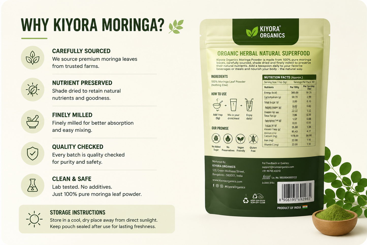 Moringa Leaf Powder